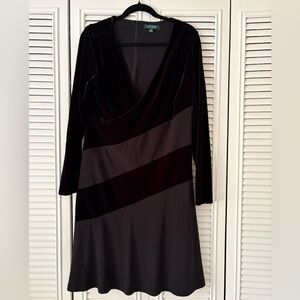 Elegant Black Velvet Dress